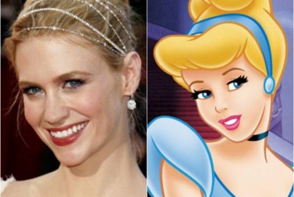 January Jones as Cinderella