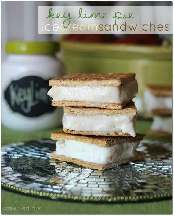 Key Lime Pie Ice Cream Sandwich