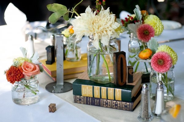 Book Wedding Centerpiece