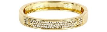 River Island Women’s Gold Tone Diamante Encrusted Bangle