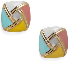 Modcloth Blast from the past-el Colored Earrings