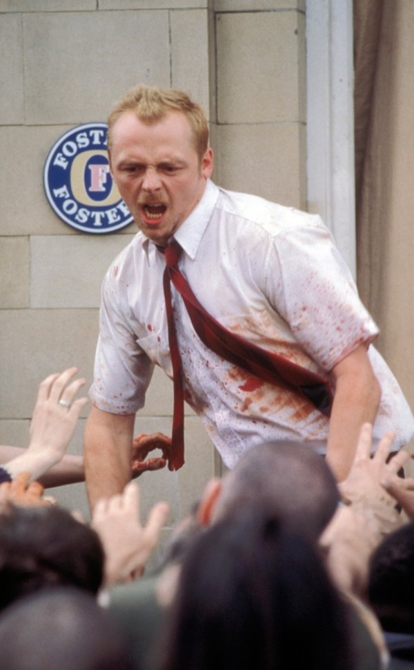 Simon Pegg Playing Shaun