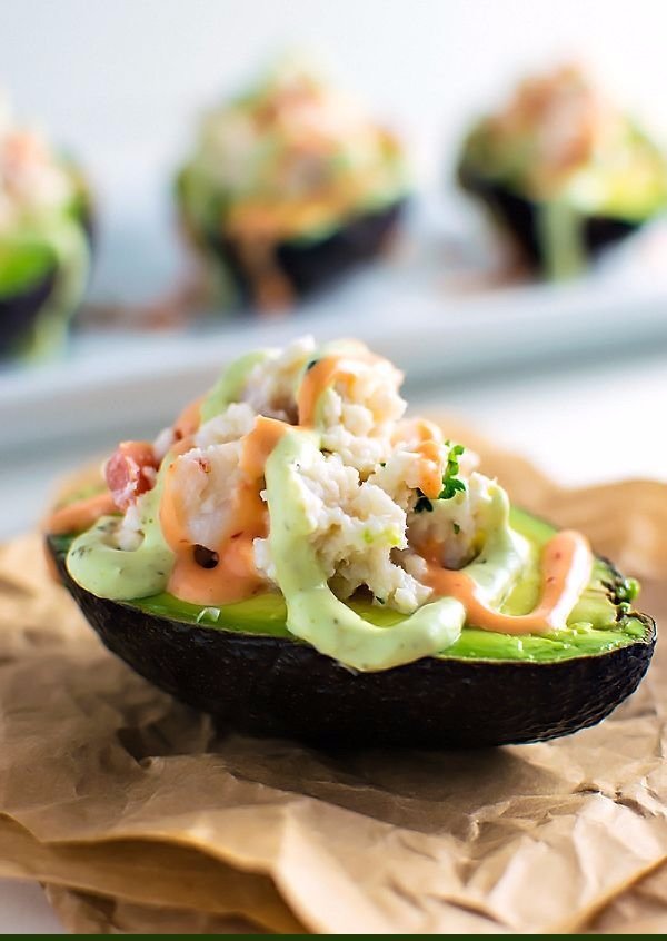 Seafood Stuffed Avocados