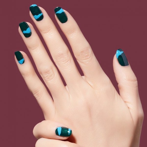 nail, manicure, finger, nail care, turquoise,