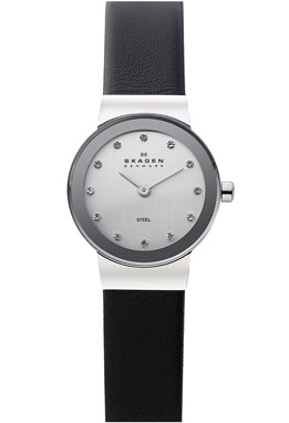 Skagen Ladies’ Leather Strap Watch