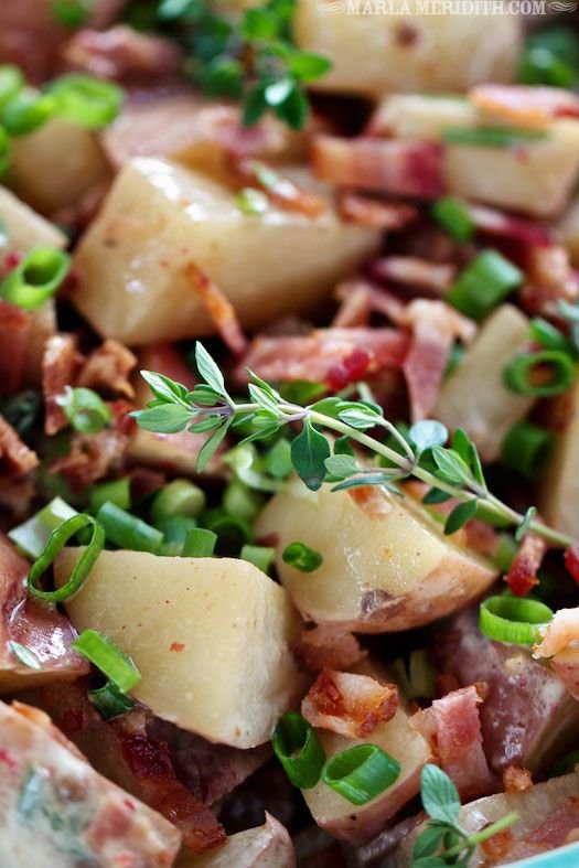 Skinny Bacon Potato Salad