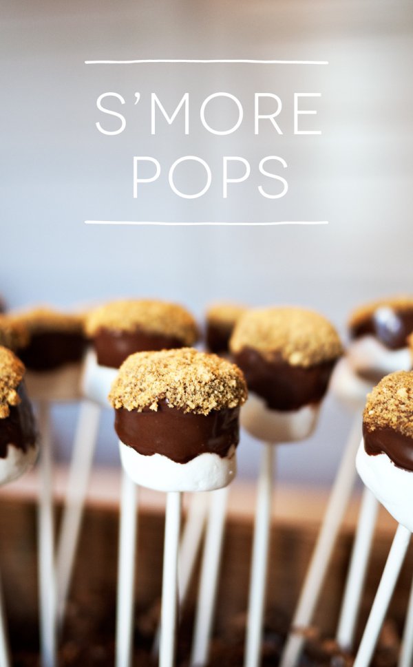 Marshmallow S'more Pops!