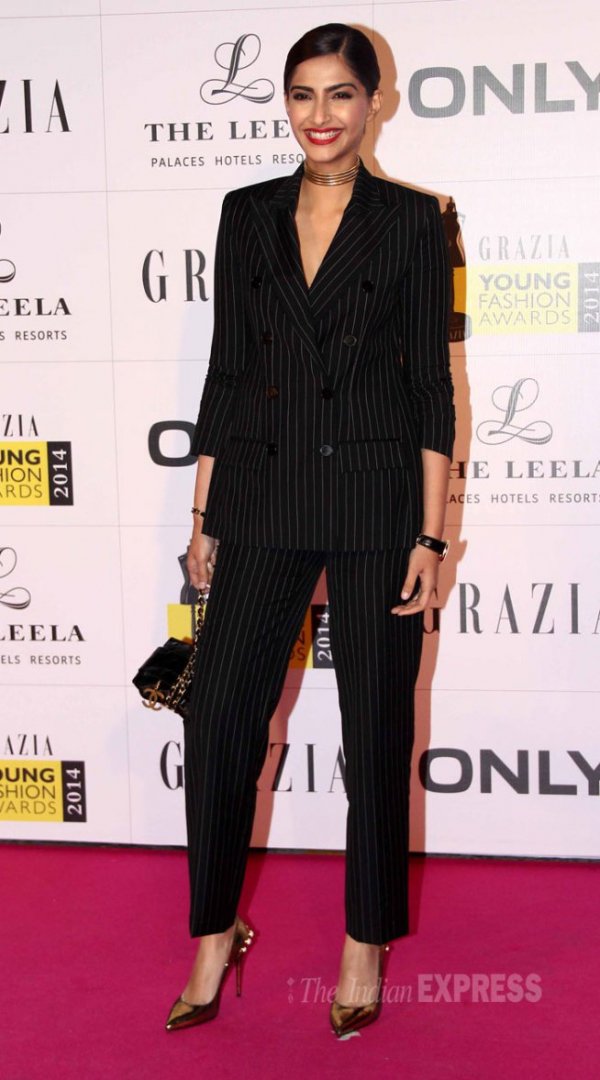 Sonam Suits up