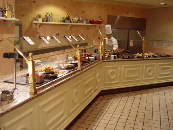 countertop, bakery, buffet, pâtisserie, kitchen,