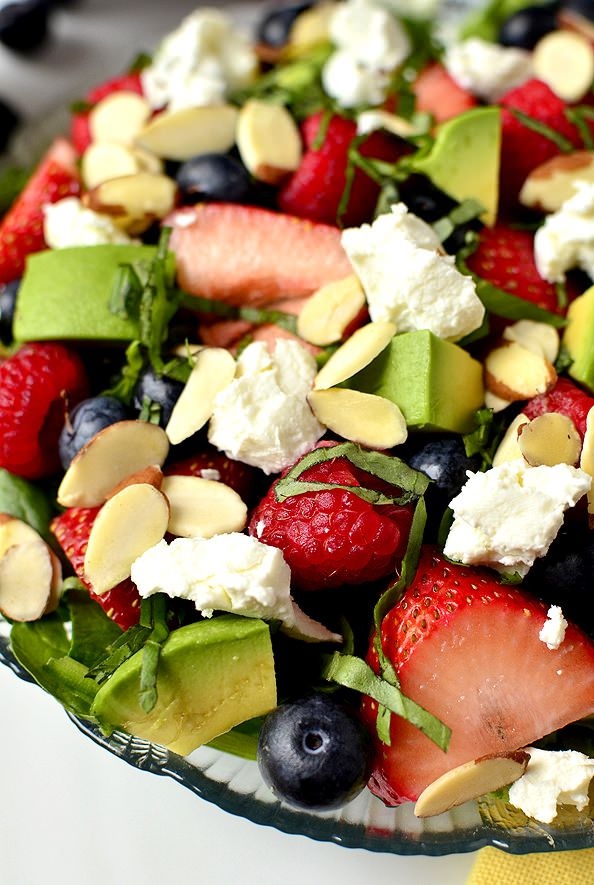 Triple Berry Summer Salad