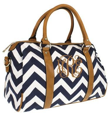 Monogrammed Chevron