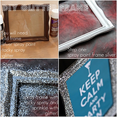 Make a Glitter Picture Frame