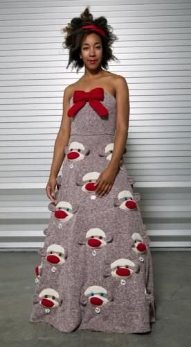 Sock Monkey Dress