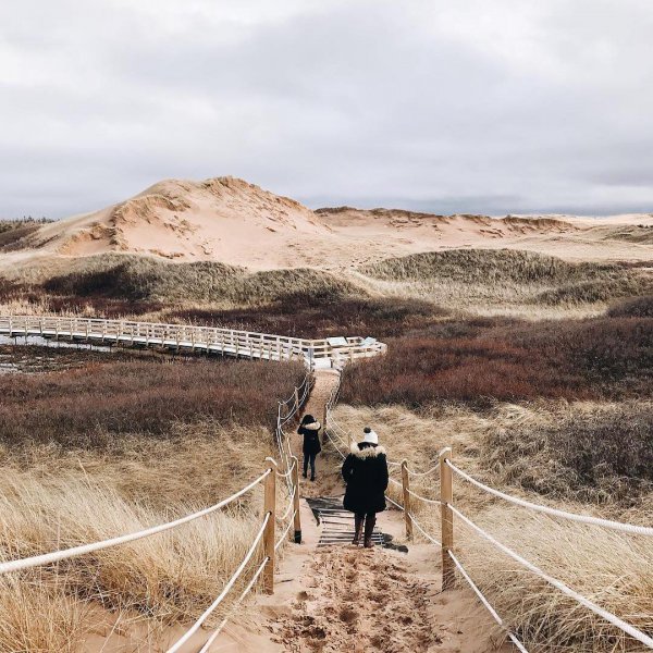 badlands, sky, road, path, sand,