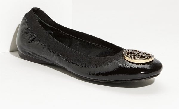 Tory Burch ‘Caroline’ Elastic Trim Ballerina Flat