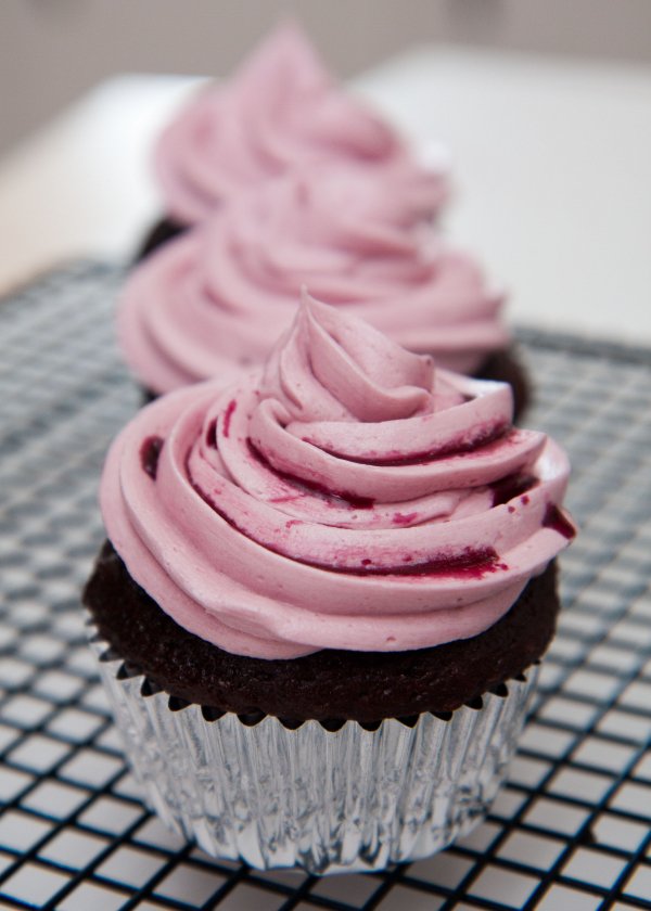 Red Wine Chocolate Cupcakes