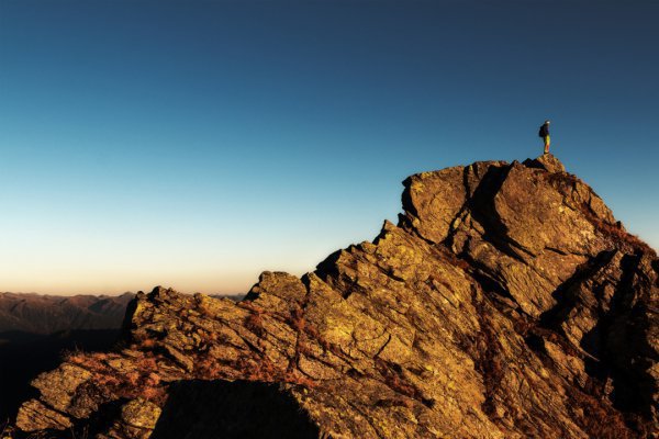 sky, mountainous landforms, rock, ridge, mountain,