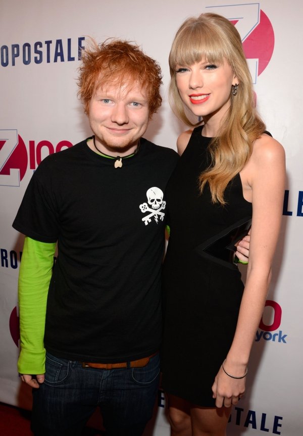 Taylor Swift and Ed Sheeran