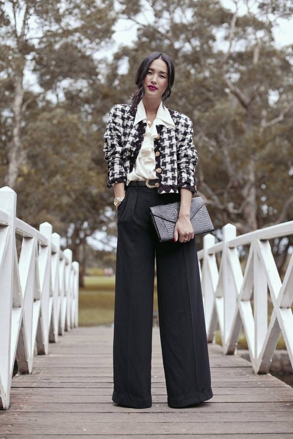 Wide-Leg Trousers