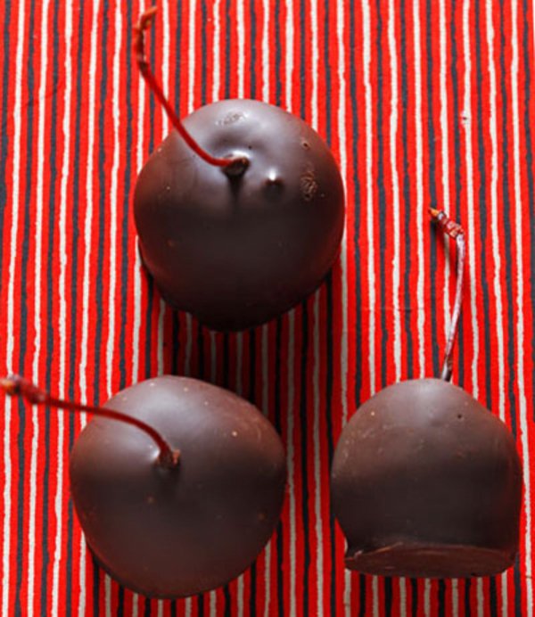 Chocolate-covered Cherry Cordials