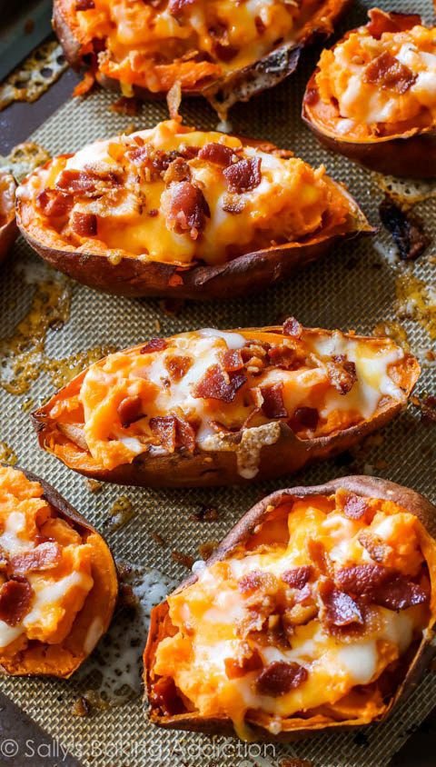 Loaded Sweet Potato Skins