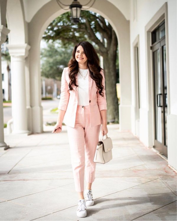 Clothing, White, Pink, Photograph, Fashion model,