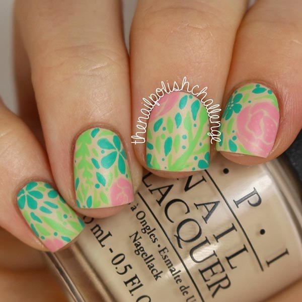 color, nail, finger, pink, green,