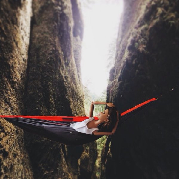 Hammock in an Absurd Place