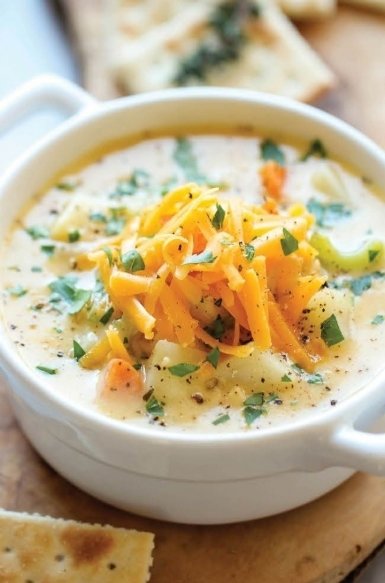 Cheesy Vegetable Chowder