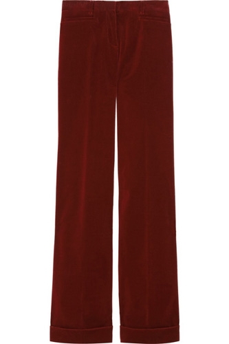 Miu Miu Stretch Corduroy Wide-Leg Trousers