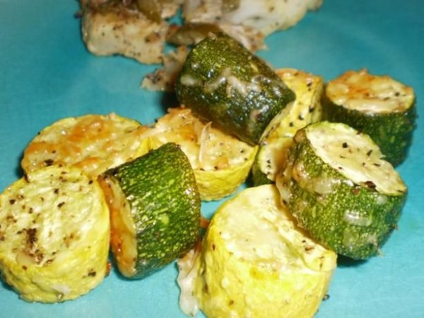Roasted Zucchini and Yellow Squash