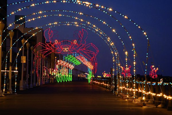 night, christmas lights, light, christmas decoration, amusement park,