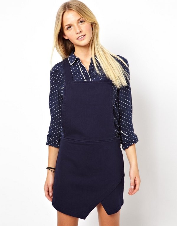 ASOS Envelope Hem Pinafore