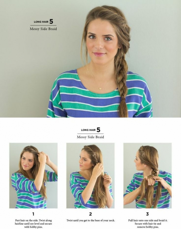 Messy Side Braid