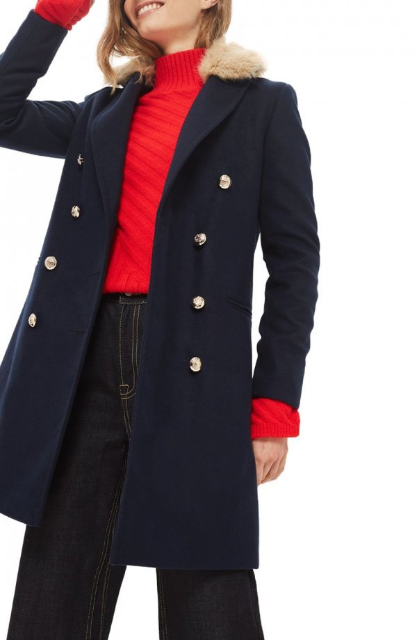 coat, overcoat, trench coat, fashion model, fur,