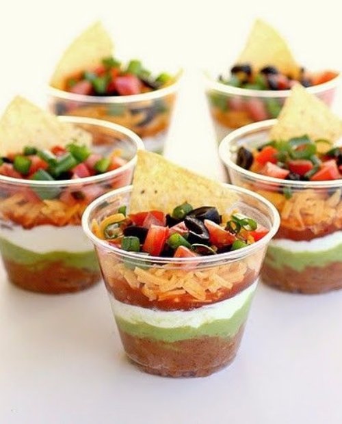 Individual Seven Layer Dips