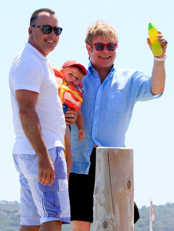 David Furnish & Sir Elton John