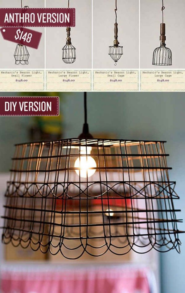 Birdcage Light Fixture