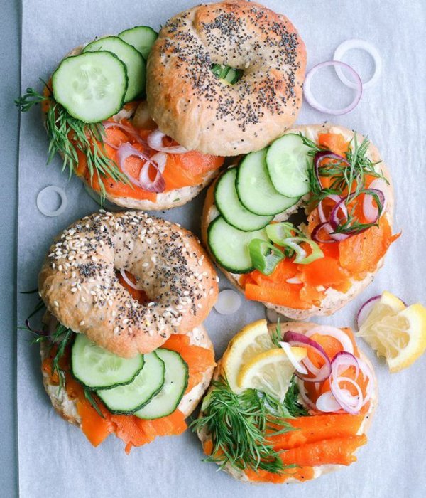 Dish, Food, Cuisine, Bagel, Ingredient,