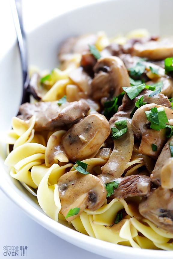 Beef Stroganoff