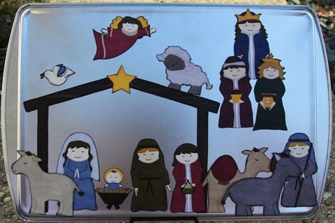 Magnetic Nativity Scene