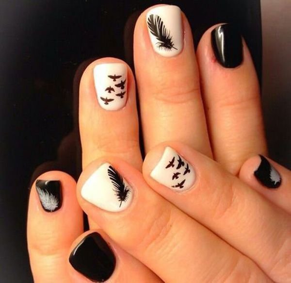 These 32 Black and White Nail Art Patterns Will Rock Your World …