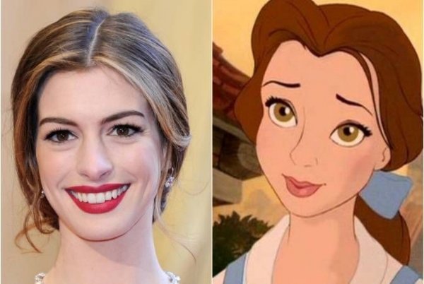 Anne Hathaway as Belle