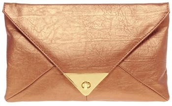 Asos Pyramid Metal Tip Clutch Bag