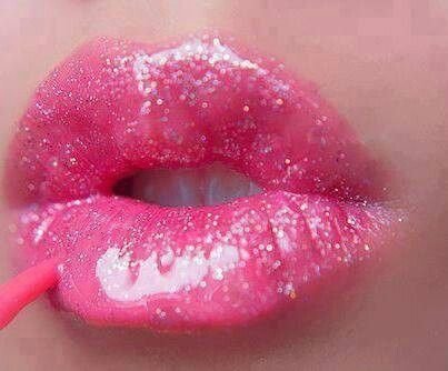 Pink Sparkle Lip Gloss