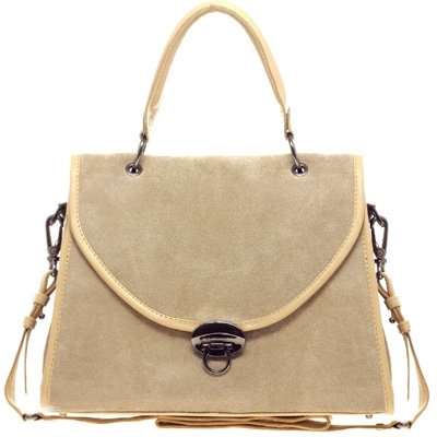 Asos Leather Drop Lock Lady Bag