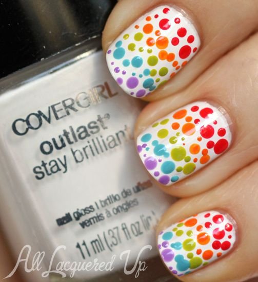 Rainbow Gradient in Dots