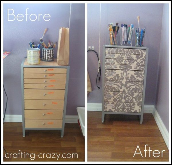 Give It a Mod Podge and Fabric Makeover