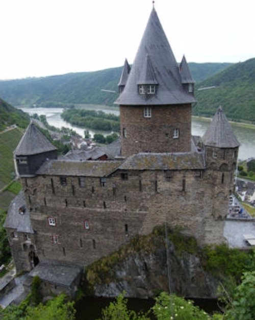 Stahleck Castle, landmark, chapel, hut,