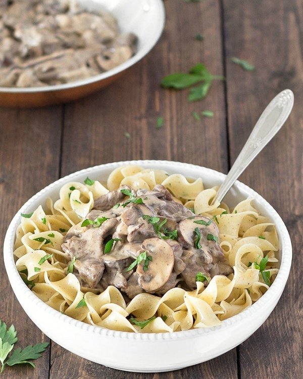 Beef Stroganoff